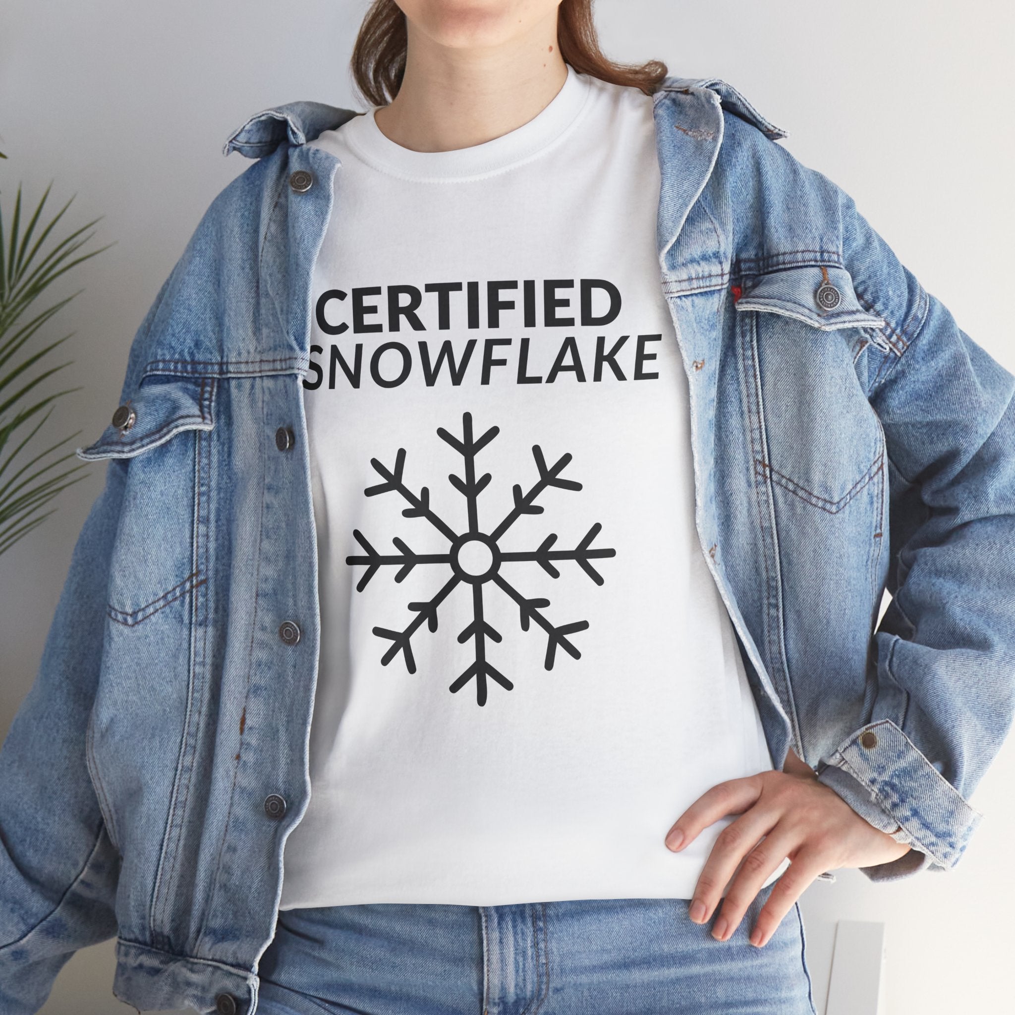 Certified Snowflake T-Shirt | Minimal Political Statement Tee