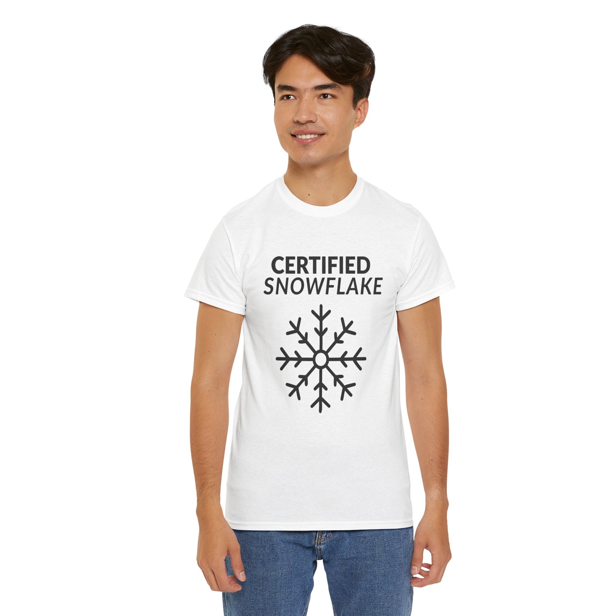 Certified Snowflake T-Shirt | Minimal Political Statement Tee