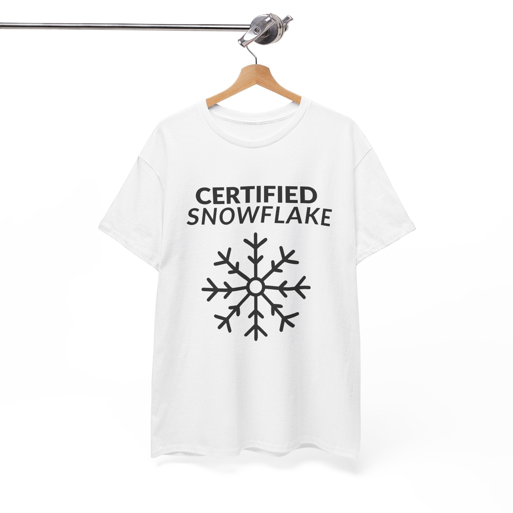 Certified Snowflake T-Shirt | Minimal Political Statement Tee